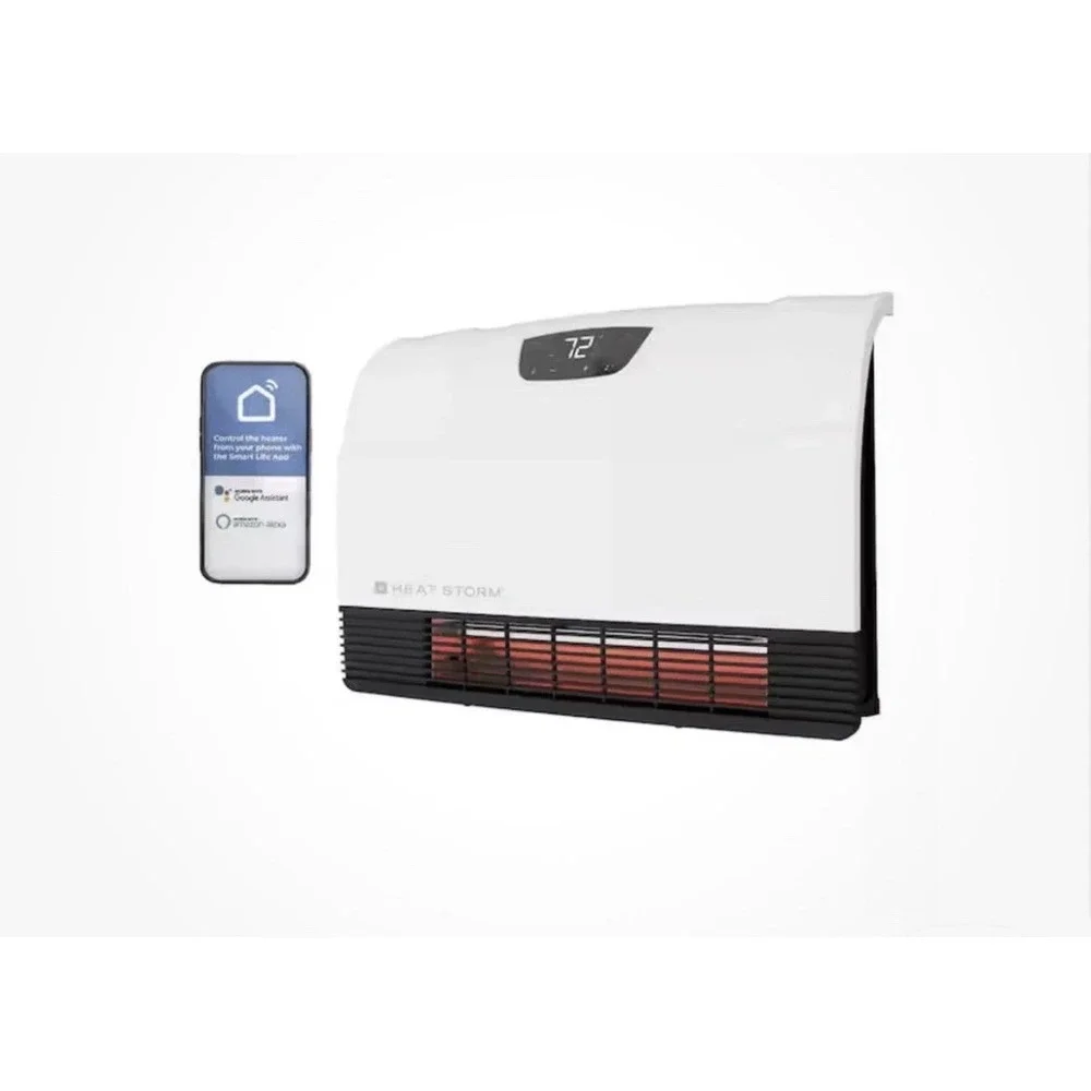 HEAT STORM 1500W Phoenix‎ WiFi Infrared Wall Unit Wi-Fi Smart Heater in White